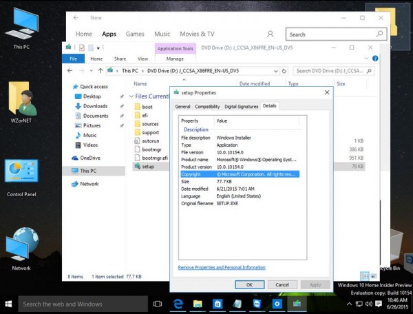 Windows 10 Build 10154最新版系统截图首曝光