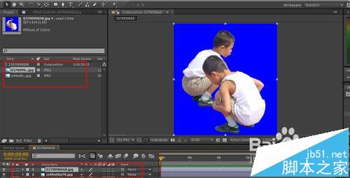 AE中怎么使用插件Keylight抠图?