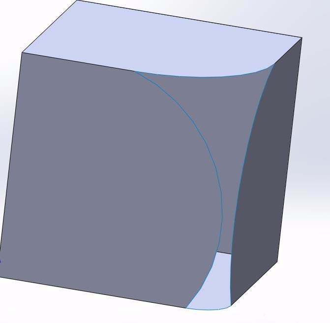 solidworks模型怎么进行边圆角?