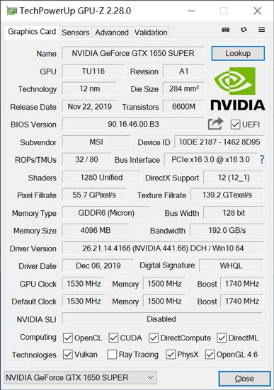 性能小钢炮值得你拥有 微星GTX1650S对比RX5500XT和RX590详细对比测试