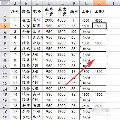 解决Excel表格中的&ldquo;值不可用&rdquo;错误标识"#N/A"问题的方法