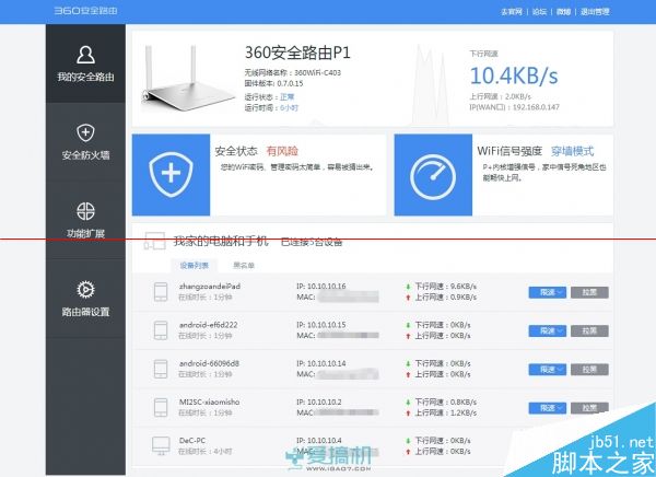 360二代安全路由p1评测详细分析图