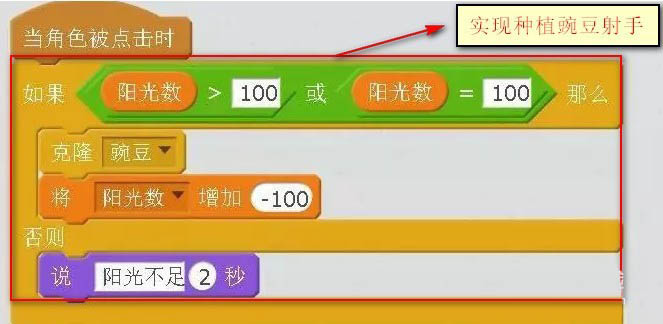scratch2.0怎么编程实现植物大战僵尸小游戏?