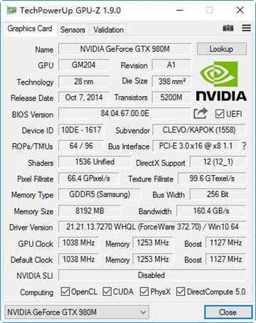 NVIDIA GTX 980M和GTX 1060游戏本谁更值得买?GTX 980M/1060M性能对比评测