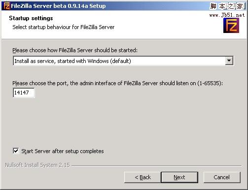 FileZilla FTP Server图文安装设置教程