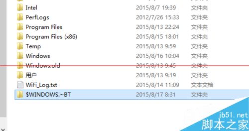 升级Win10无法找到安装文件$WINDOWS.~BT 错误代码0x80240020的解决办法