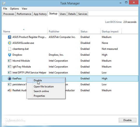 电脑小技巧 教你禁止Win7、Win8自动加载软件的小技巧
