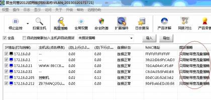 聚生网管如何控制局域网网速、限制别人网速 进行局域网网络流量监控