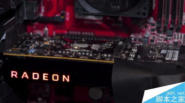 AMD自曝VEGA显卡完胜GTX 1080上机实拍:双槽设计、风冷