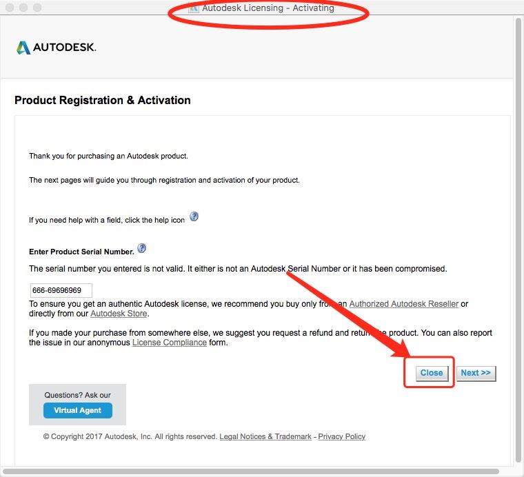Autodesk AutoCAD 2018 Mac版安装破解图文详细教程(含序列号及密钥)