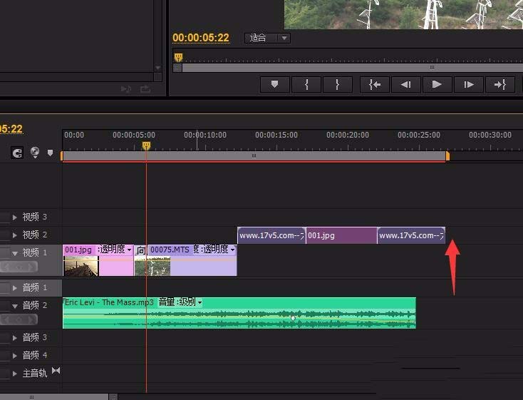 premiere视频编辑v1轨道怎么拷贝到v2轨道?
