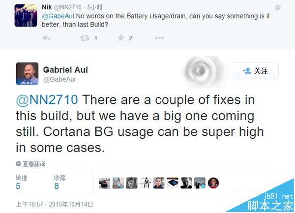 Win10 Mobile 10549中Cortana电池消耗很大该怎么办？