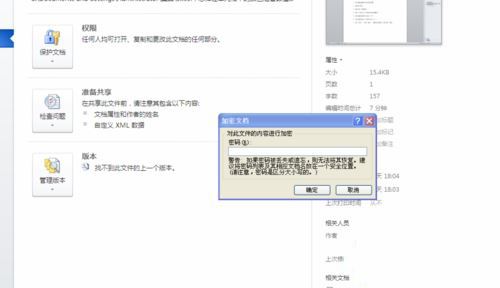windows7系统下给WORD2010设置打开密码的方法