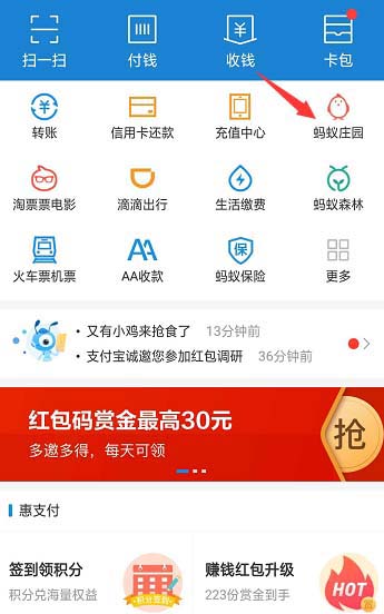 支付宝蚂蚁庄园怎么胖揍偷吃的小鸡?