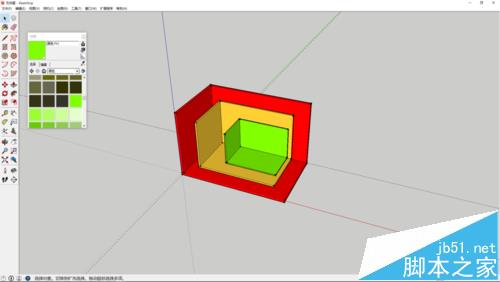 sketchup怎么设计组合书架/书架搁板?