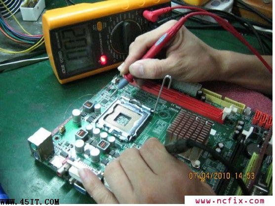 775主板无VCORE维修一例