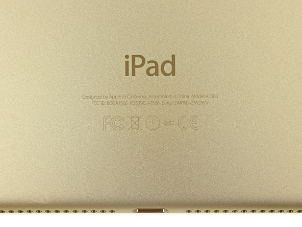 苹果iPad Air 2拆解图：确认2GB内存 机身紧凑 电池变小