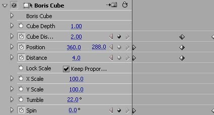 Premiere2.0利用外挂Boris Cube滤镜制作旋转的box