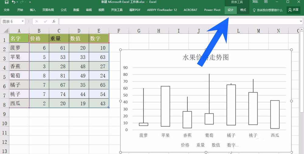 Excel2016表格中的图表怎添加数据标签?