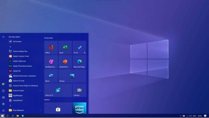 Win10版本2004如何强制开启全新 &ldquo;开始&rdquo;菜单