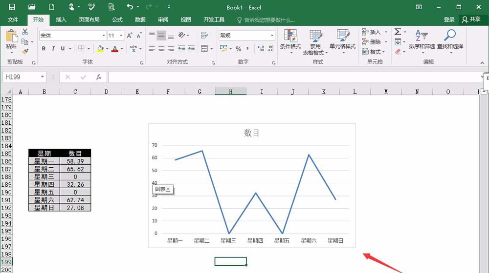 excel断开的折线图怎么连接? excel中间断开的折线图重新连接的教程