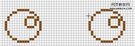 Windows 画图程序绘制像素小女孩头像