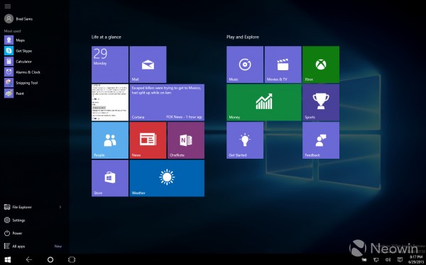 Windows 10 Build 10154上手操作截图欣赏