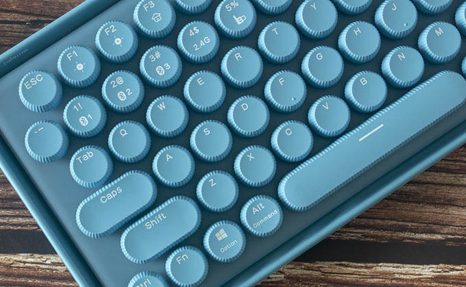 高颜值无线机械键盘雷柏ralemo Pre 5击中你的少女心!