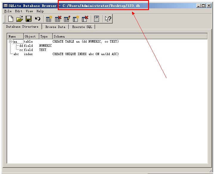 SQLite Database Browser数据库查看器图文使用教程