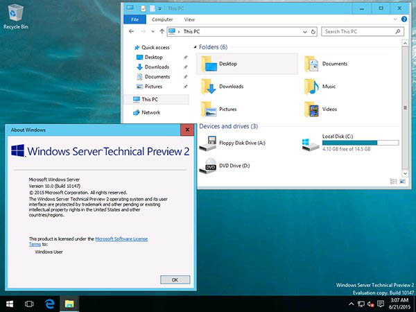 Win10 Server预览版10147大量截图曝光
