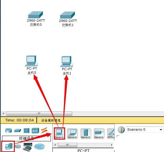 思科交换机怎么采用双机热备模式?