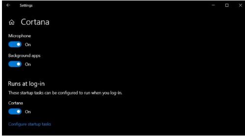 Win10 2004如何移除Cortana开机启动项