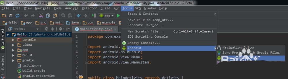 AndroidStudio打开DDMS的两种方法