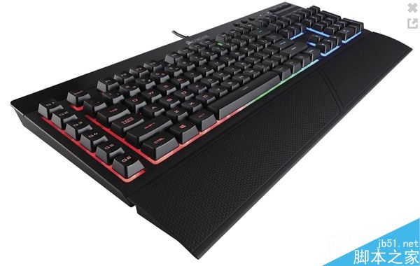 海盗船推出非机械轴体游戏键盘K55 RGB(薄膜键盘):手感超机械键盘