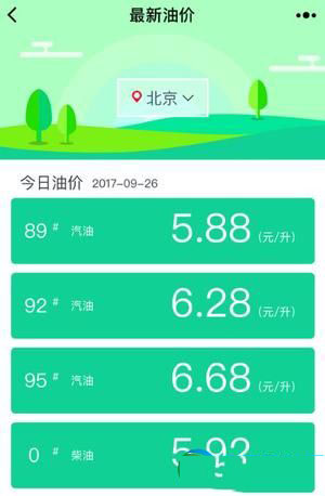手机微信在哪看今日油价走势图 手机微信查询油价的方法