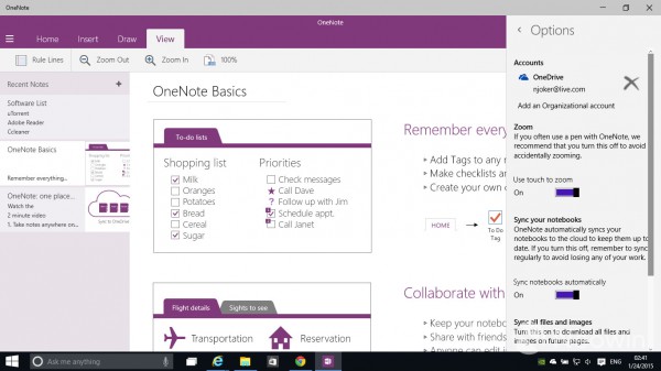 Win10 Build 9926预览版全新OneNote怎么样？