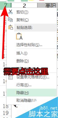excel用vba代码隐藏行的方法介绍