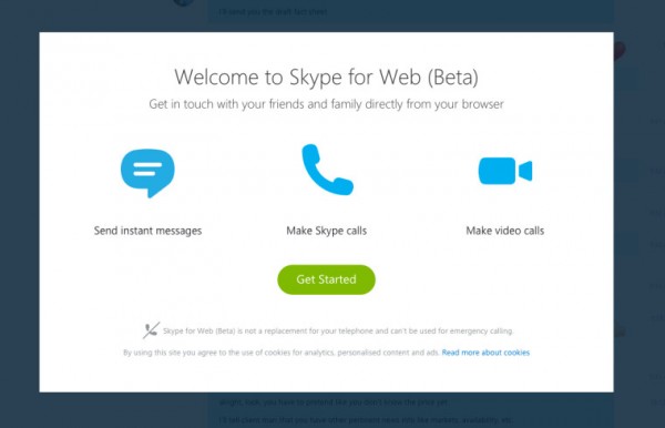 微软宣布Skype for Web(beta)向全球开放  包含中文版