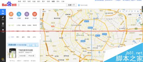 百度地图怎么测量自定义路线距离？