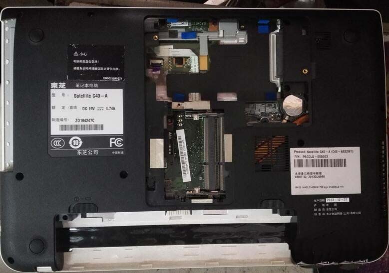 东芝C40A笔记本怎么拆机?