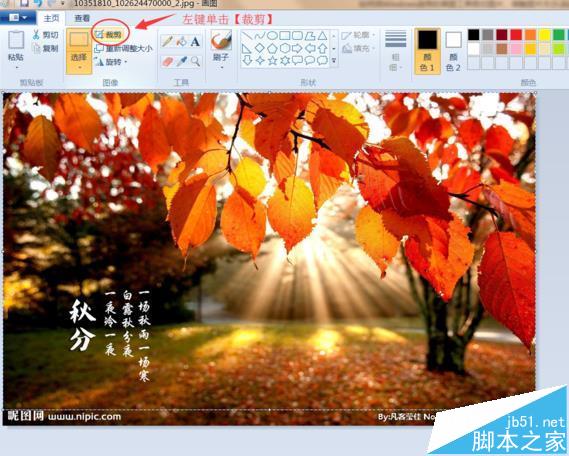 windows自带的画图工具怎么剪切调整图片大小?
