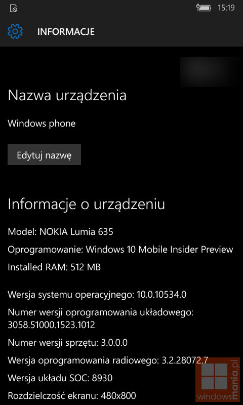 Win10 Mobile预览版10534系统截图首次曝光：新增以太网连接