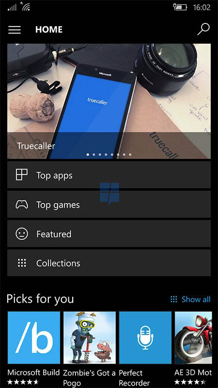 Win10移动版商店新UI曝光 Win10一周年更新预览版