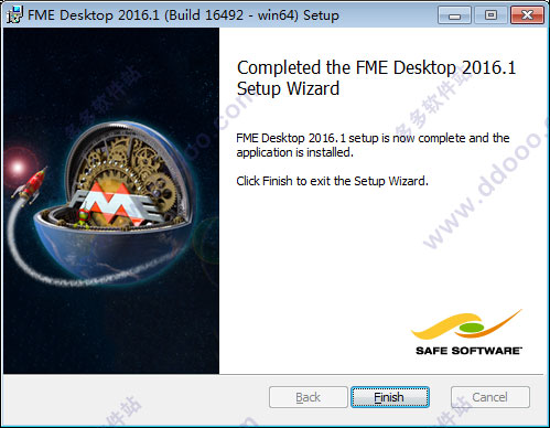 FME Desktop2016汉化破解安装详细图文教程(附汉化包)