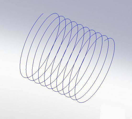 solidworks怎么画螺旋线? sw画螺旋线的技巧