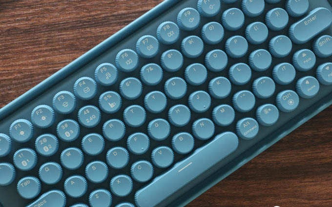 高颜值无线机械键盘雷柏ralemo Pre 5击中你的少女心!