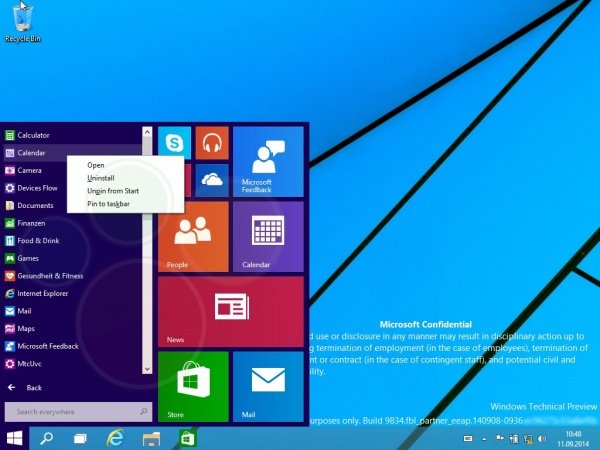 猛料多多！最新Win9系统技术预览版截图曝光(25张)