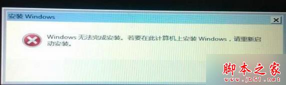 安装win7系统提示&ldquo;无法更新启动配置&rdquo;的故障原因分析及解决方法