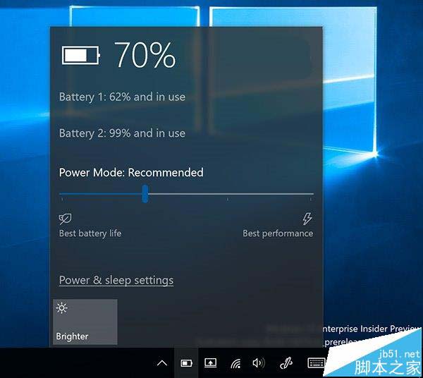 Win10创造者更新150014预览版曝光全新电池设置模式