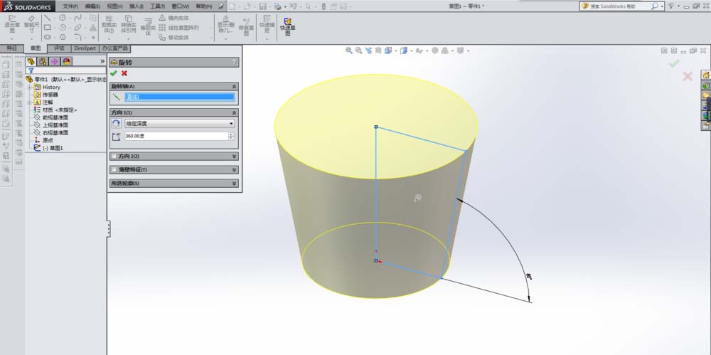 SolidWorks怎么创建锥螺纹?